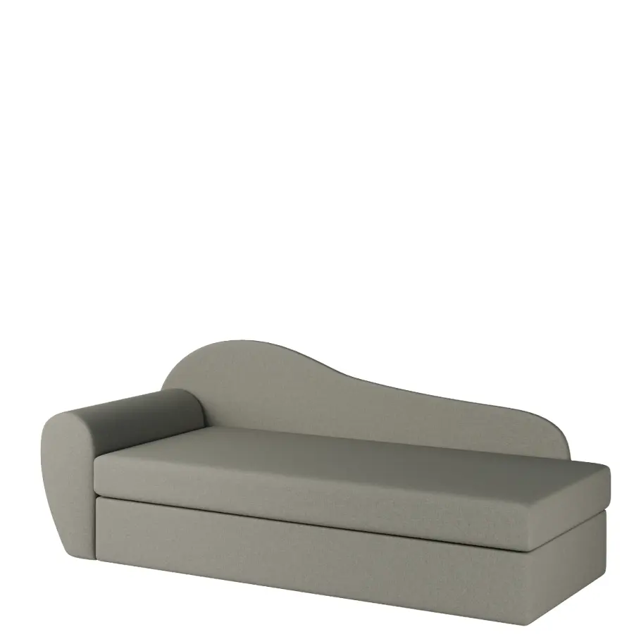 MATYLDA válenda celočalouněná, provedení levé, látka BO 26 šedá